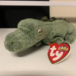 Ty Swampy Green Crocodile Plush Toy